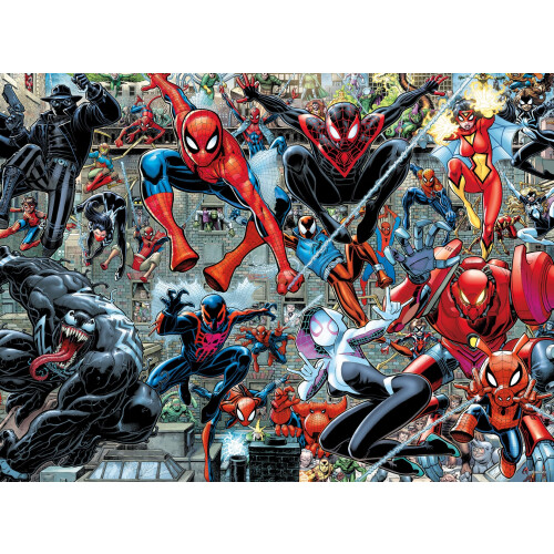 Buffalo Games - Silver Select - Marvel - Spider-Verse - Puzzle da 1000 Pezzi per Adulti 1