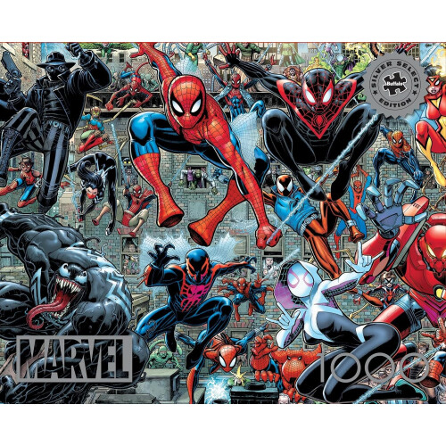Buffalo Games - Silver Select - Marvel - Spider-Verse - Puzzle da 1000 Pezzi per Adulti 2