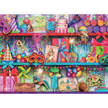 Buffalo Games - Aimee Stewart - Pretty Party - 1000 Piece Jigsaw Puzzle for Adults -Challenging Puzzle Perfect for Game Nights - Finished Size is