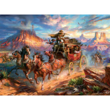 Buffalo Games - Blend COTA - Wild Wild West - Legpuzzel van 1000 stukjes voor volwassenen - Uitdagende puzzel Perfect voor game-avonden - Afgewerkt f