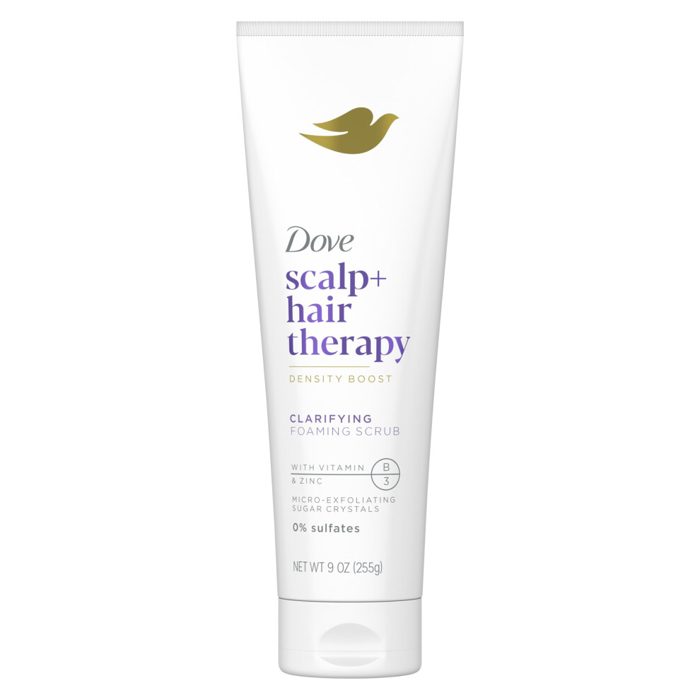 Photos - Hair Product Dove Density Boost Clarifying Foaming Scrub Scalp + Hair Therapy for gentle scalp exfoliation with Vitamin B3 Zinc and 0 sul
