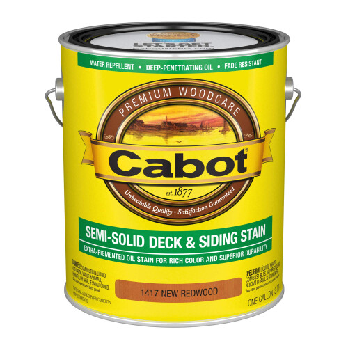CABOT SEMI-SOLID WOOD TOCH + SEALER NOUVEAU GALLON DE SOURCE