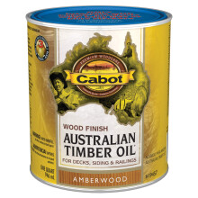 Cabot 140.0019457.005 Australiskt Timber Oil Water reducerbar flck 1 Qt Amberwood