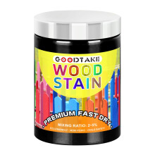 GOODTAKE Black Wood Stain Wood Dye Stain Powder That Makes Vibrant Wood Premium Fast Dry Dark Wood Stain Powder for Crafts Multiple Finishes -