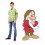 Cardboard People Grumpy Life Size Cutbout Stand -up 3