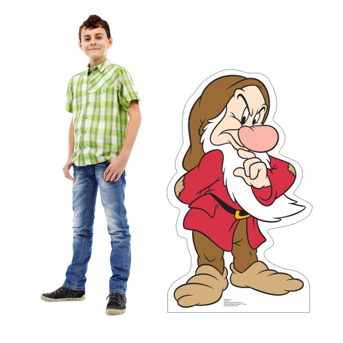 Cardboard People Grumpy Life Size Cutbout Stand -up 2
