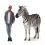 Kartonnen mensen Zebra levensgrote kartonnen uitsnede Standup 3
