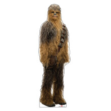 Cardboard People Chewbacca Levensgrote Cardboard Cutout Standup - Star Wars: Episode VIII - The Last Jedi (2017 Film)