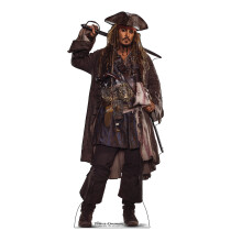 Kartonnen mensen Jack Sparrow Levensgrote kartonnen uitsnede Stand-up - Pirates of The Caribbean: Dead Men Tell No Tales (film uit 2017)