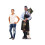 Kartonnen mensen Bagpiper levensgrote kartonnen uitsnede Standup 3