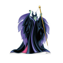 Cardboard People Maleficent Levensgrote Cardboard Cutout Standup - Disney Schurken
