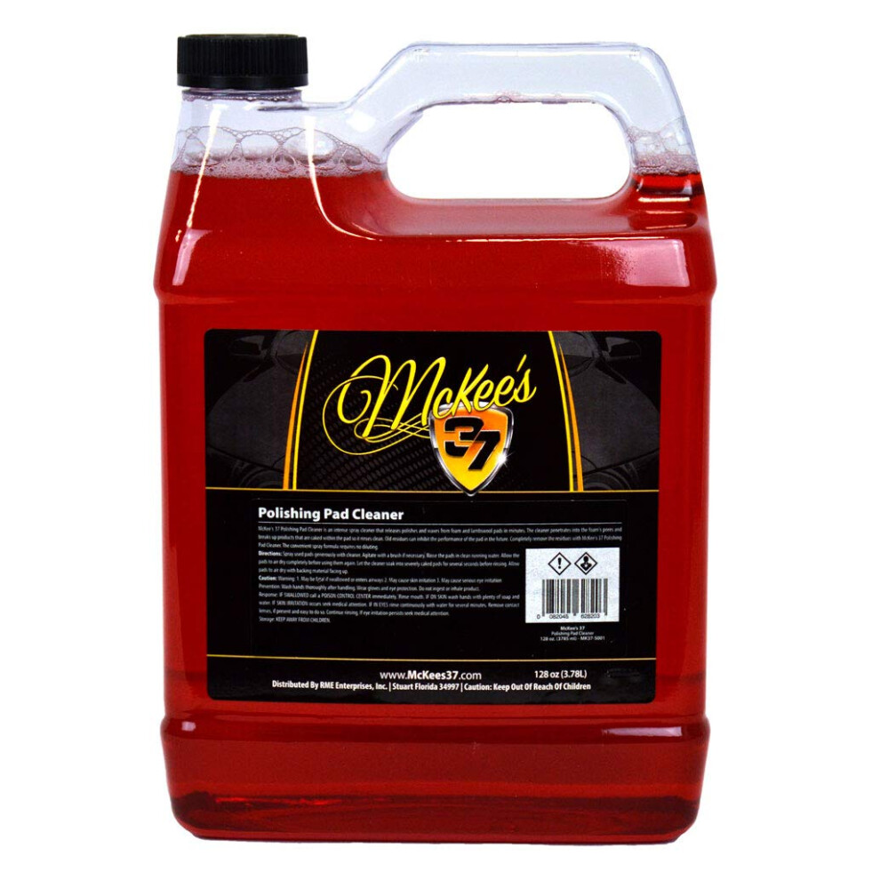 Mckee's 37 Mk37-5001 Polishing Pad Cleaner 128 Oz. 082045628203
