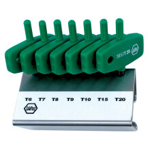 Conjunto de chave sextavada Torx Wiha 36590 ala asa 7 peas
