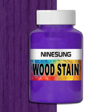 Ninesung paarse houtbeits | Meubelverf voor binnen en buiten | Sneldrogend houtkleurpoeder (paars 2 Oz)