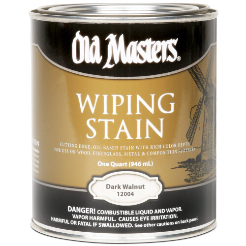 Old Masters 12004 WIP Stain No Size Dark Walnut 32 Fl Oz