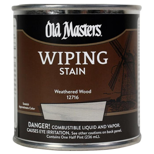 Old Masters 12716 Ημι-Διαφανές Λάδι Στίλβωσης, 0.5 Πίντα, Weathered Wood