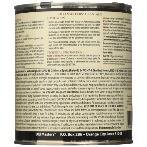 Old Masters 80604 Gelbeize 1 Quart Early American 32 Count 1