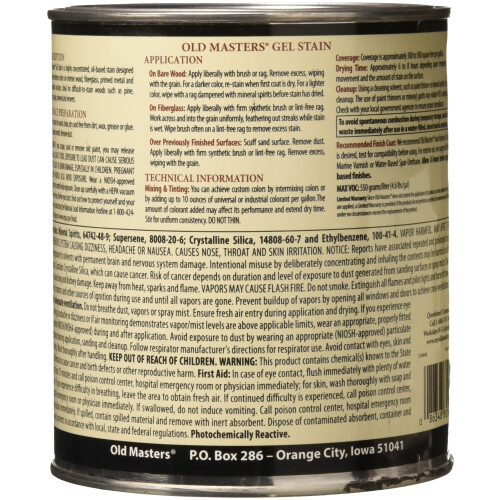 Old Masters 24989 80904 GEL TEINETURE D'HUILE DE FRUTS-BASE 1