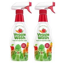 Veggie Wash Fruit & Vegetable Wash Produce Wash and Cleaner 2-Pack Spray 32 Fluid Ounce