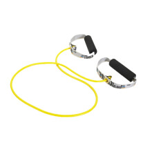 TheraBand Professionelles Latex-Widerstandsbänder mit Griffen für Ganzkörpertraining, Physiotherapie, Pilates