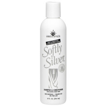 Softly Silver Shampoo Improved Conditioning formula for Gray Hair 2 in 1 Purple Restorative Hair Wash for Mature Hair Adds Luster Bounce & Bod