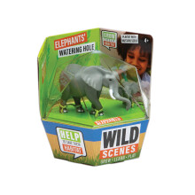 Vilda scener Elefanters vattenhl - Grow & Play Kit Miljvnlig djurlivskonserveringsleksak - Djurspel fr barn i ldrarna 4 och uppt