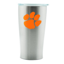 Duck House NCAA Clemson Tygrysy 14 uncji podwjna sciana ze stali nierdzewnej Thermo Cup z pokrywka