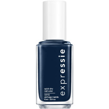 essie expressie quick dry nail polish, vegan, power moves, blue, feel the hype, 0.33 fl oz