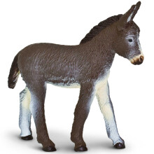 Safari Ltd. Donkey Figurine - Detaljerad 4 """" Plastmodellfigur - Rolig utbildnings leksak för pojkar flickor och barn i åldrarna 3