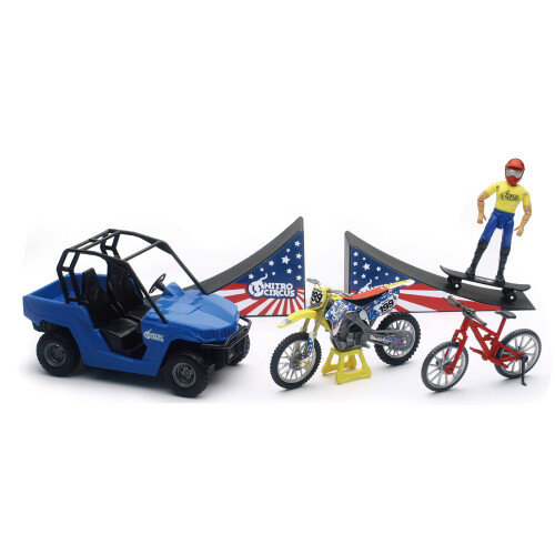 NewRay Toys Nitro Circus 9 pcs. Playset