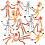 Rhode Island Novelty 4"""""""" Bendable Zoo Animals | 12 Per Order 1