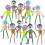Rhode Island Novelty 3.5 Inch Bendable Zombies One Dozen Per Order 1