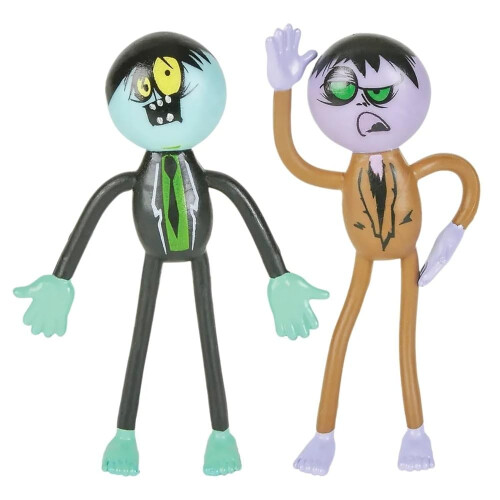 Rhode Island Novelty 3.5 Inch Bendable Zombies One Dozen Per Order 1