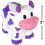 Rhode Island Novelty 2 Inch Rubber Water Squirting Cows One Dozen Assorted 2