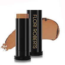 Base Strokes Crème Foundation Stick van Flori Roberts, Volledige Dekking voor Donkere Huidtinten