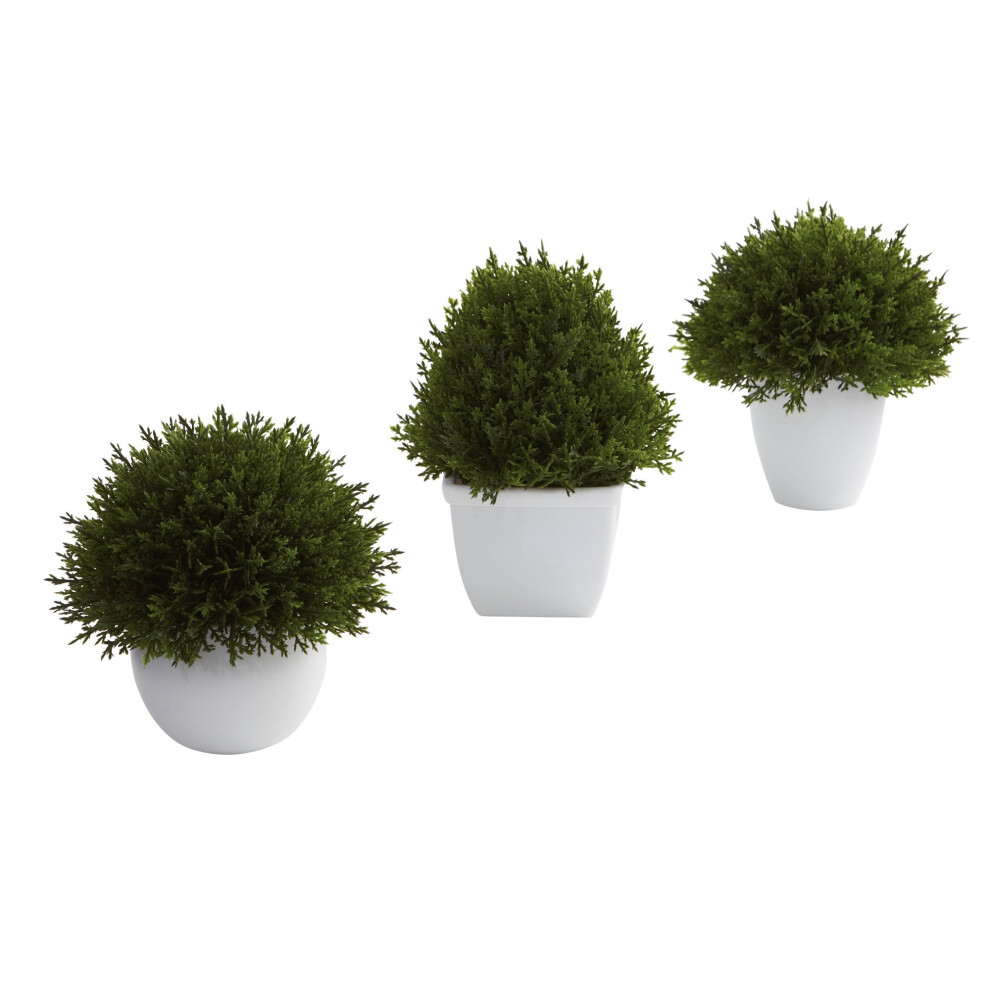 Presque Natural 4977-S3 Collection Topiaire En Cdre Mixte Set Green Set De 3-image