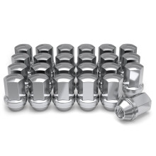 White Knight M14x1.5 Pezzo solido Factory Style (1.78"") per Silverado Suburban Tahoe Traverse Sierra Yukon Escalade XTs e GM New EV SUV Trucks -