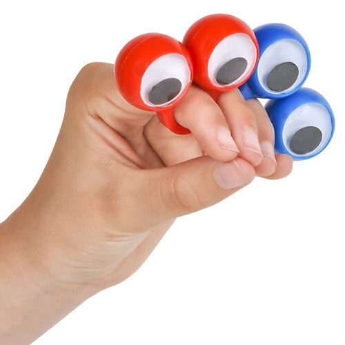 Rhode Island Novelty 2.25"""" Finger Eye Puppets 1