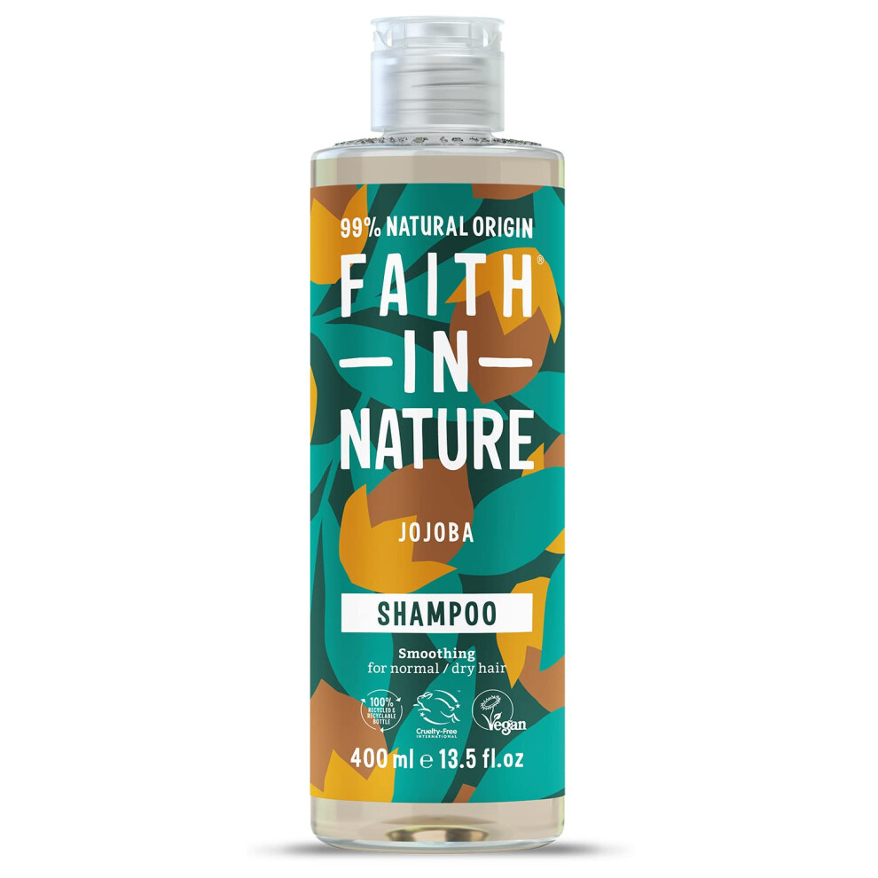 Photos - Hair Product Faith in Nature Jojoba Shampoo 400ml 7.08E+11 