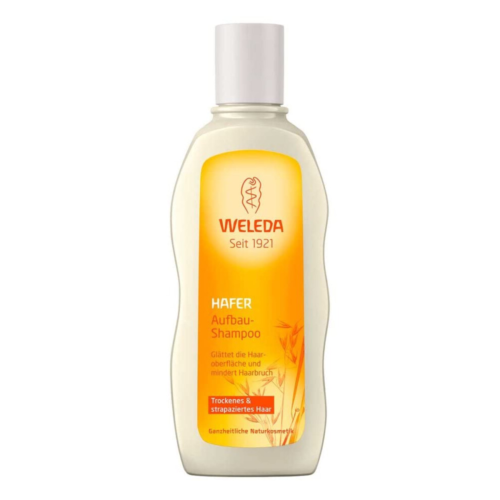 Weleda - Shampooing R?G?N?Rant L'avoine - Soin Cheveux Secs Et Abm?S - Flacon De 190 Ml