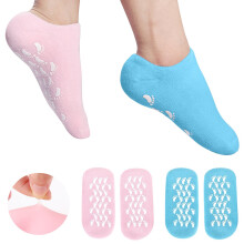 Calzini idratanti calzini gel tallone - callus per cura del piede ruvido terapia di silicone morbido calze spa di lozione infuso a lozione