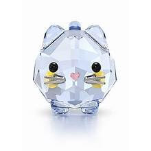Swarovski gato gordito gato azul