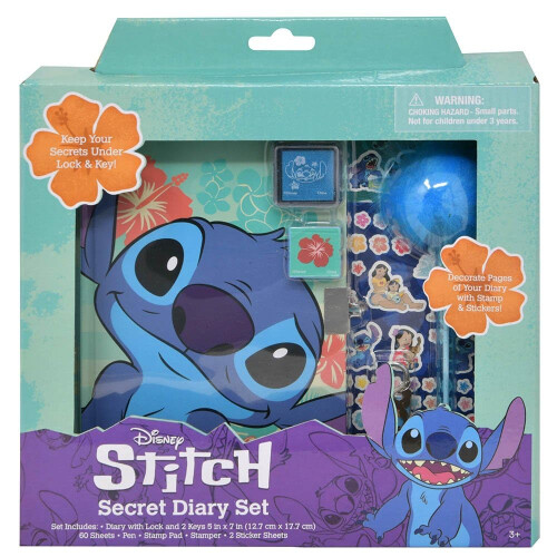 Disney Disney Stitch Secret Diary Set