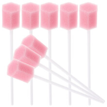 Healifty Bastoncini Orali Monouso - 100pz Bastoncini per Bocca per Anziani, Senza Gusto e Sterili