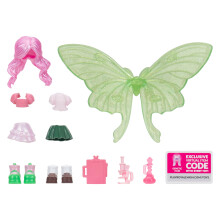 Jazwares Royale High 3-Zoll School Spirit Fashion Pack: Wissenschaft Figur der Serie 1-1 mit 15 Zubehrteilen Flgel werden zu Ringen virtuelle