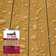 Olimpijski Waterguard 1 gal. Maple Brown plprzezroczysty drewniana plama i uszczelniacz