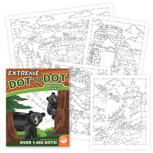 Mindware Extreme Dot-to-Dot: Parki narodowe-Connect-the-Dot Aktywnosc i kolorowanki dla dzieci nastolatki i dorosli-32 Angazujace lamiglwki-zaba