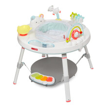 Hop Hop Baby Activity Center: Interaktives Spielzentrum mit 3-stufiger Wachstum mit der Funktionalitt 4MO+ Silbersteine ??Cloud
