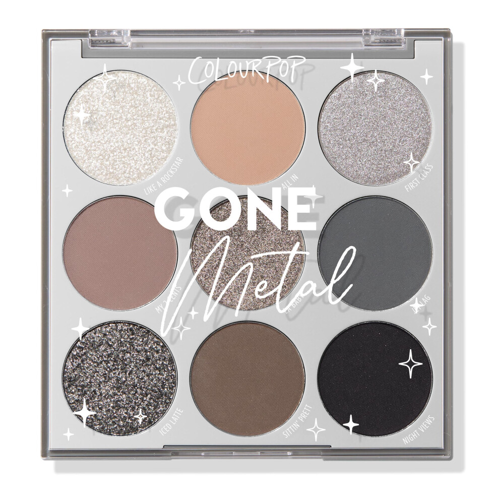 Colourpop Eyeshadow Palette - Eye Makeup Palette With Matte Metallic Matte Sparkle & Glitter Finishes - High-Pigment Eye Makeup With A Long-Wea