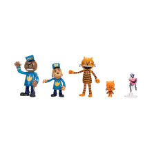 Dog Man Movie Actiefiguren Multipack Set Inclusief 6,5 cm schaalfiguren - Genspireerd door The Dog Man Movie Toys Lil Petey Petey Chief en Flipp